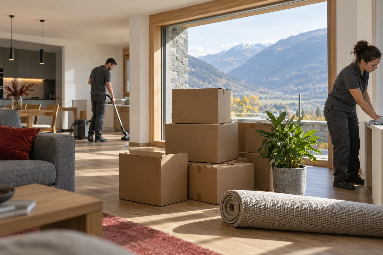 Déménager en Valais : la check-list, de la résiliation à la remise des clés